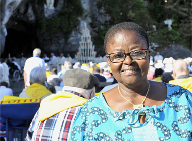 A voice awakens Sali, “Get up! Go to Lourdes! “