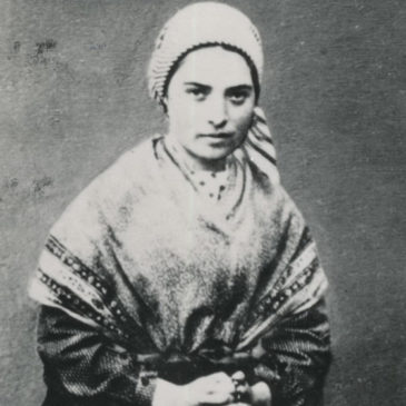 A Sanctuary exhibition of photographs of Bernadette the first Saint to be photographed