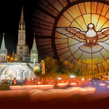 In Lourdes, vom 8. bis 10 Juni das Pfingstfest und Maria, Mutter der Kirche