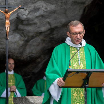 Botschaft von Msgr. Olivier Ribadeau Dumas «Lourdes, eine unglaubliche Quelle der Hoffnung für unsere Zeit»