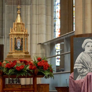 Las reliquias de santa Bernardita en Madrid