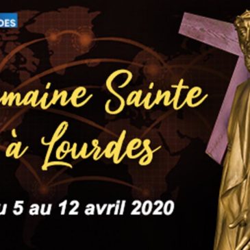 Vivir la Semana Santa en directo desde TV Lourdes con los capellanes del Santuario
