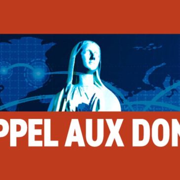 Appel aux dons – « J’ai besoin de vous »