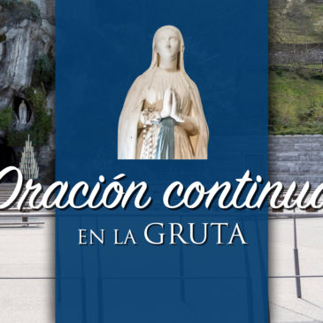 Los capellanes de Lourdes retoman la oración continua en la Gruta