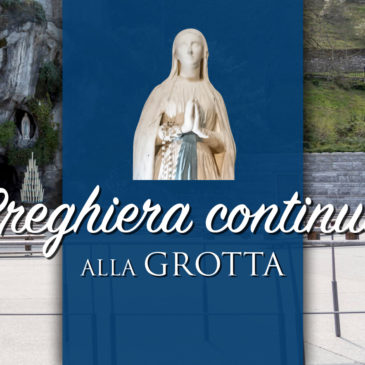 I cappellani di Lourdes riprendono la preghiera continua alla Grotta
