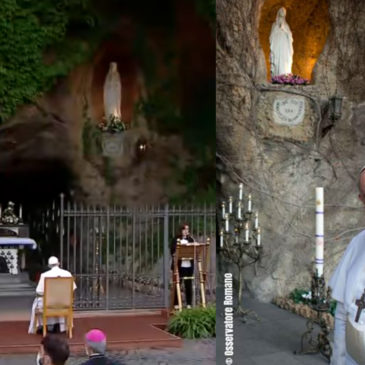 Le marathon de prière du pape s’achève à la grotte de Lourdes du Vatican