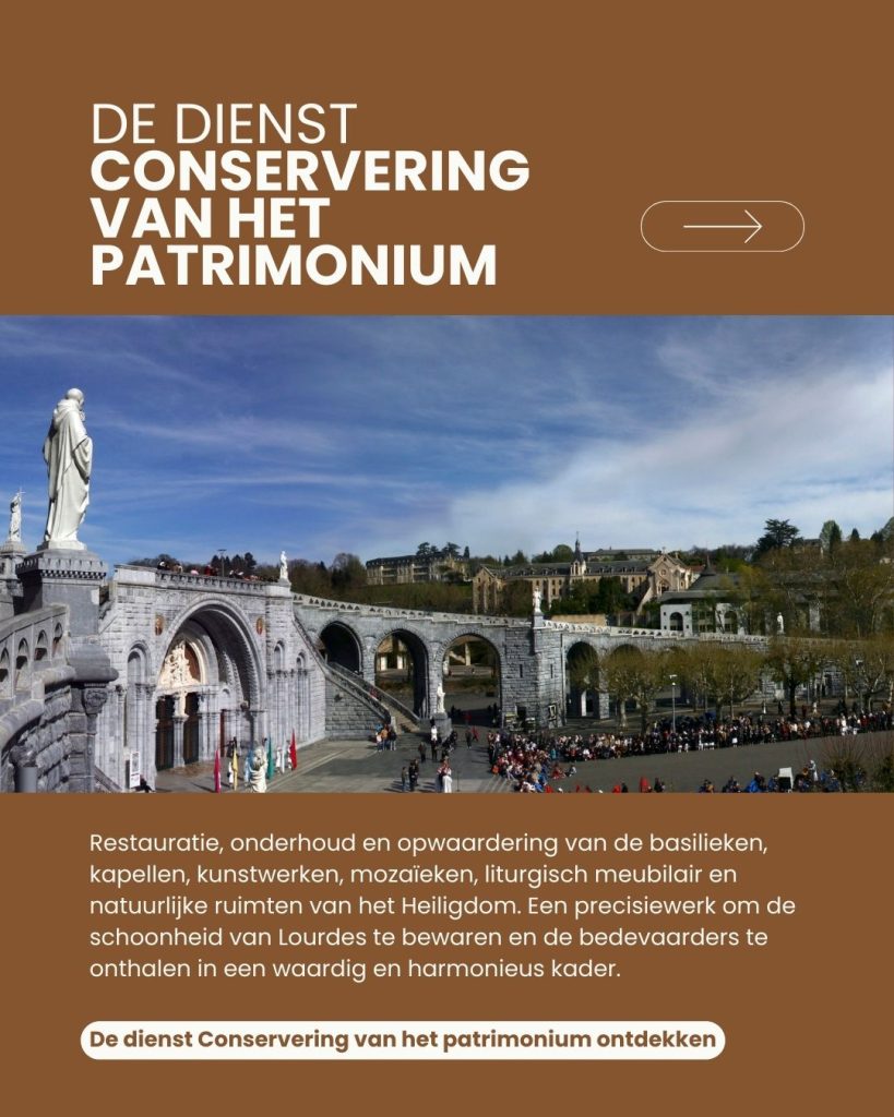 De dienst Conservering van het patrimonium