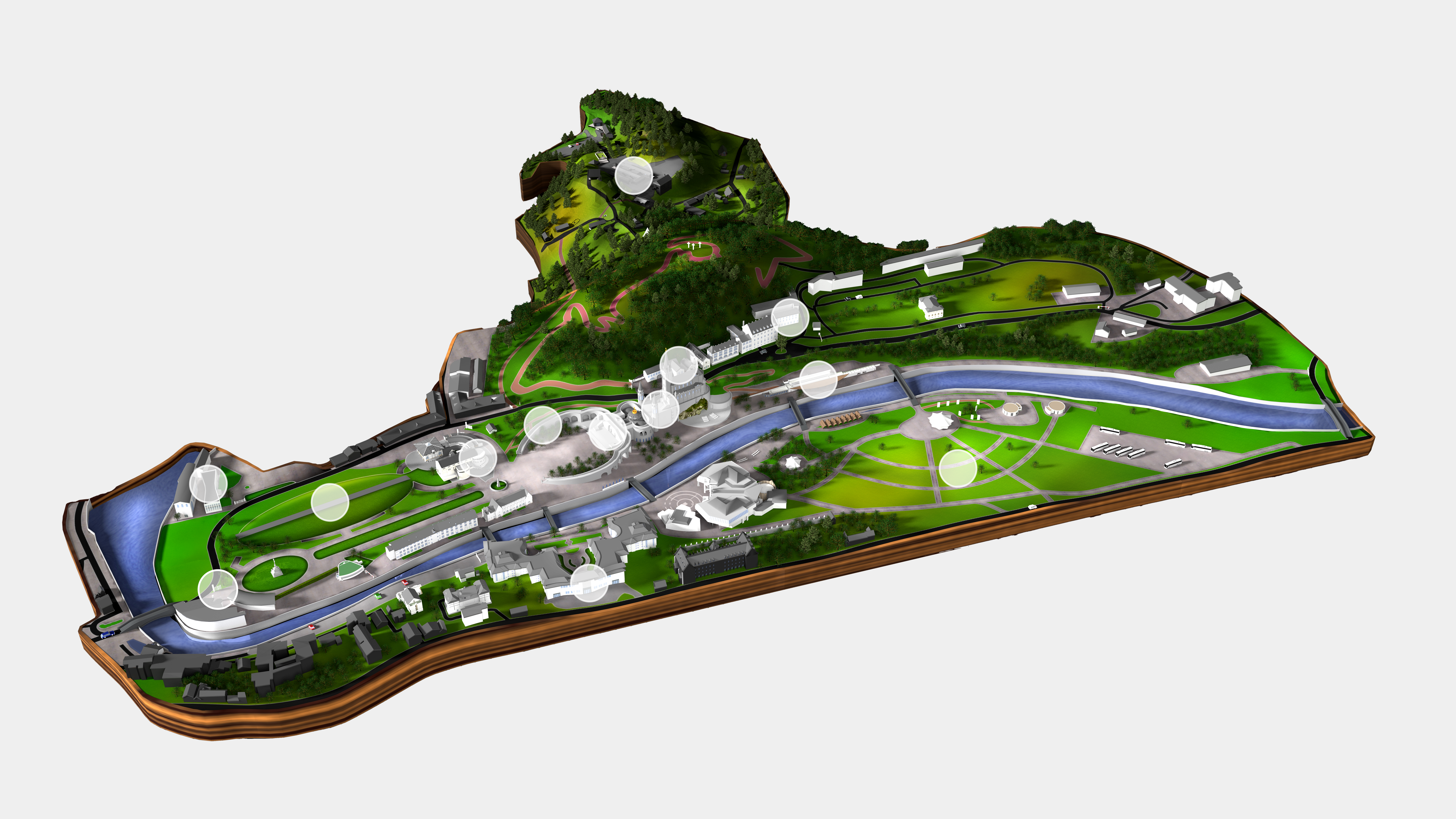 Les travaux au Sanctuaire