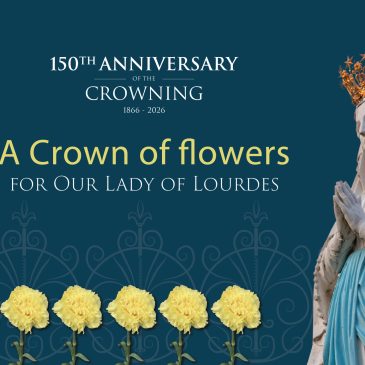 150th anniversary of the crowning of the Virgin Mary in Lourdes